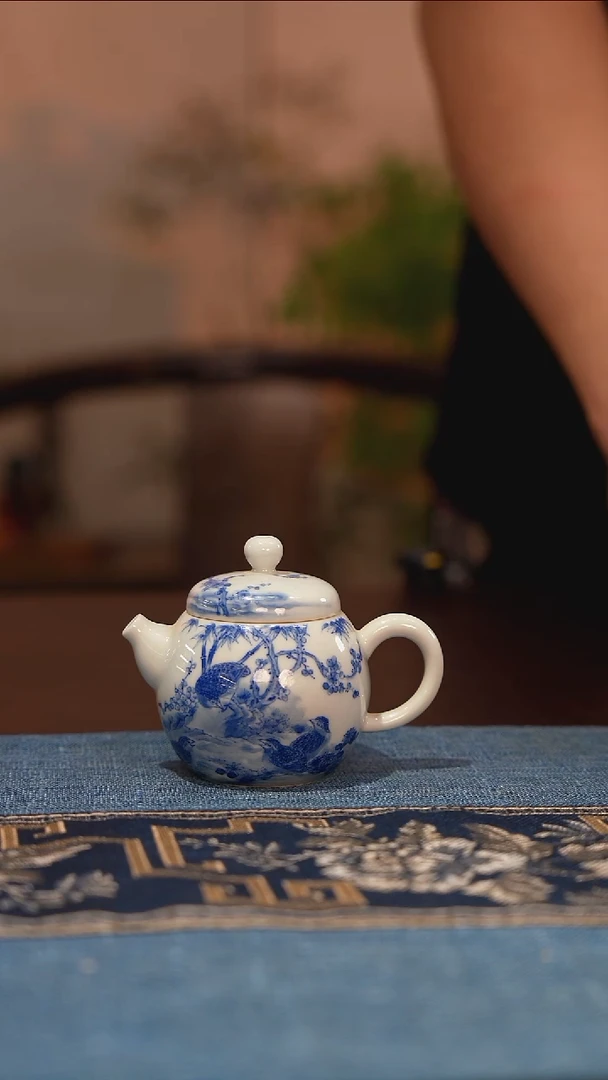 晓剑窑 安居乐业壶