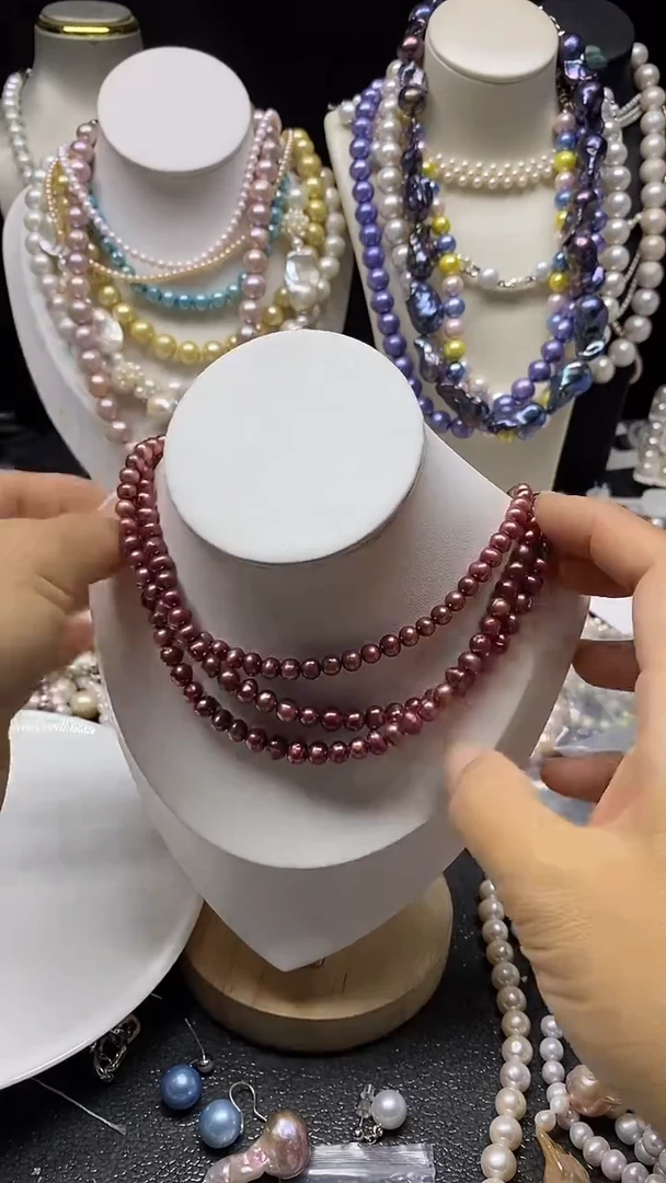 颈饰未镶嵌淡水珍珠多人