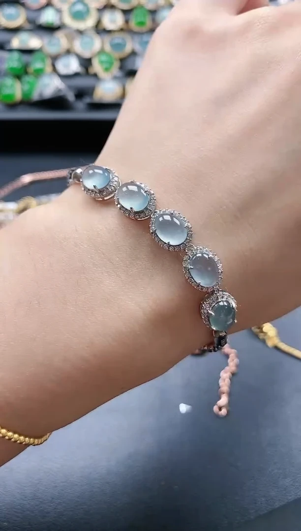 【闪购商品】翡翠戒指银S925镶嵌5151-5