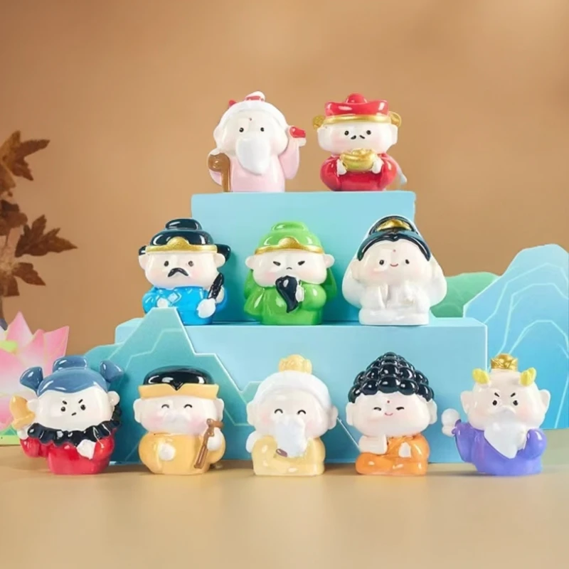 可爱小神仙桌面摆件创意树脂公仔好运装饰品