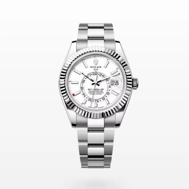 99新 Rolex/劳力士 纵航者336934/白盘条刻/42表径/单表百搭时尚