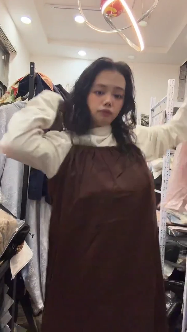 常规款NO退NO换 A 身上款咖色 吊带