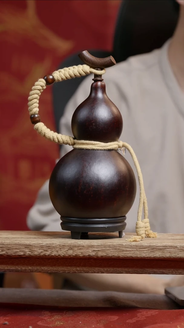 567微瑕尾货款大漆精品葫芦（介意勿拍）600ml