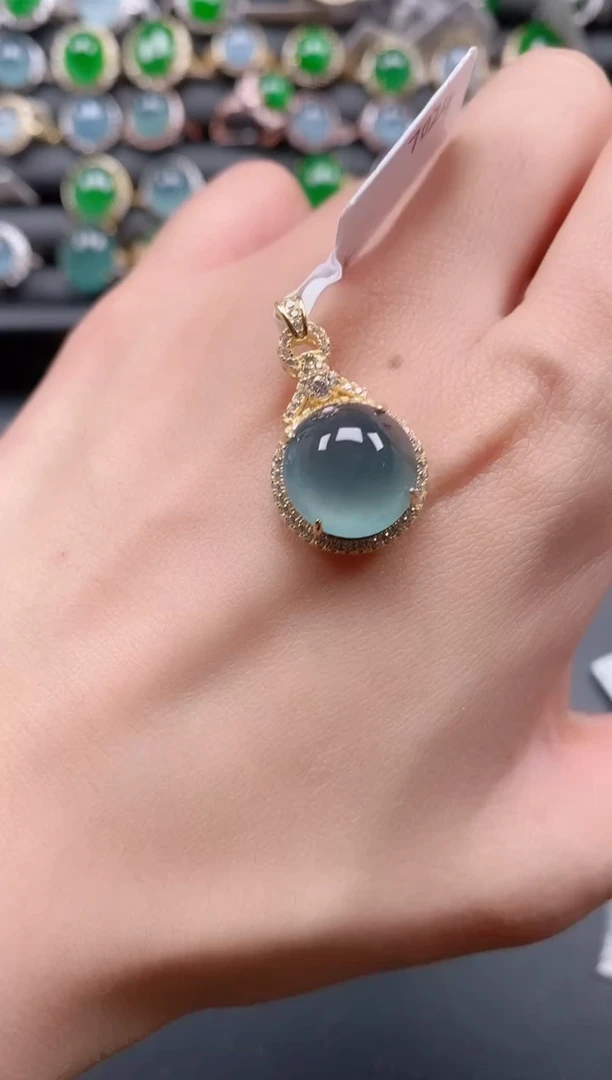 银S925镶嵌戒指翡翠11111