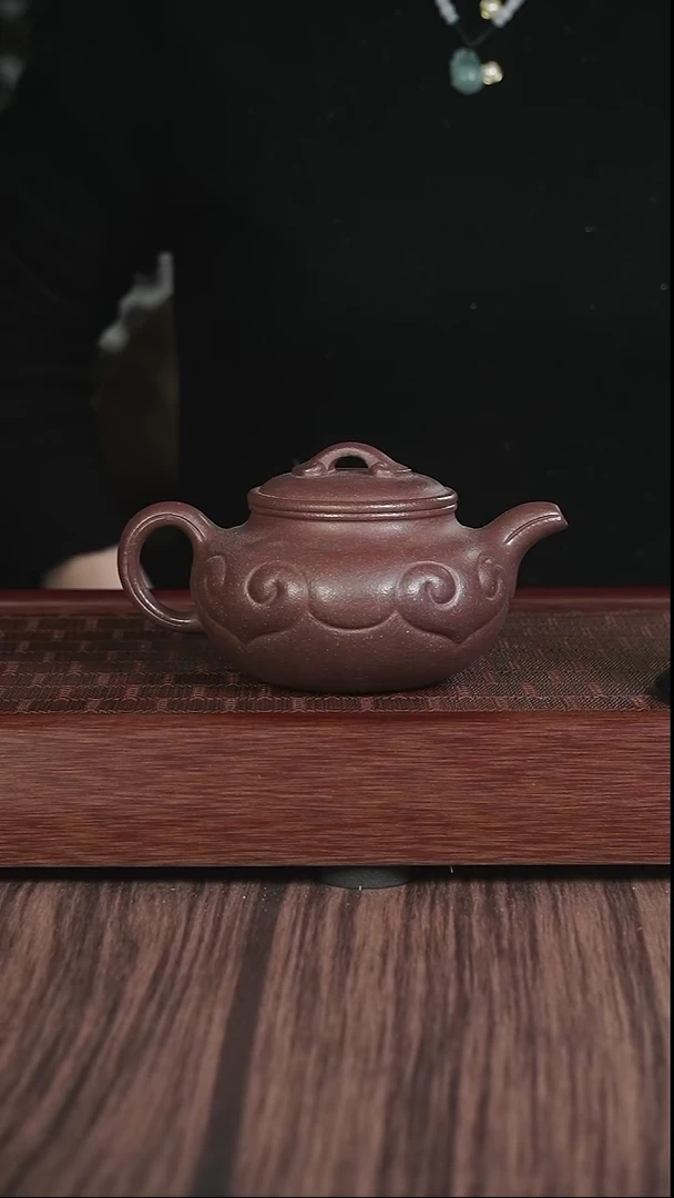 【闪购商品】紫砂茶壶千禧紫泥如意仿古