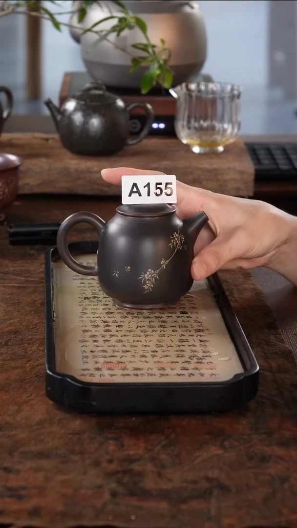 广西钦州坭兴陶纯手工纯电烧杯壶