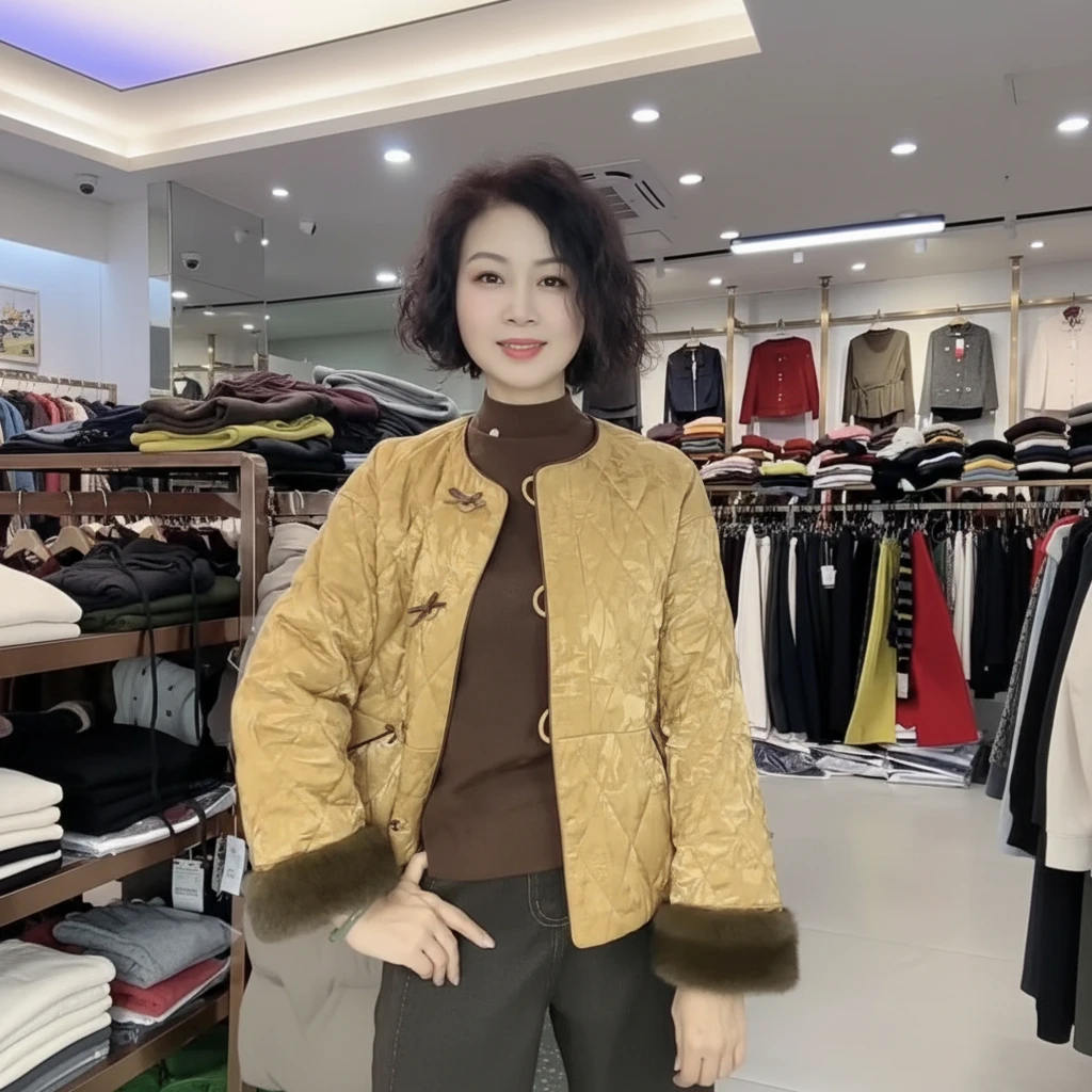 祥好服饰 新款休闲户外短款国风外套 0112