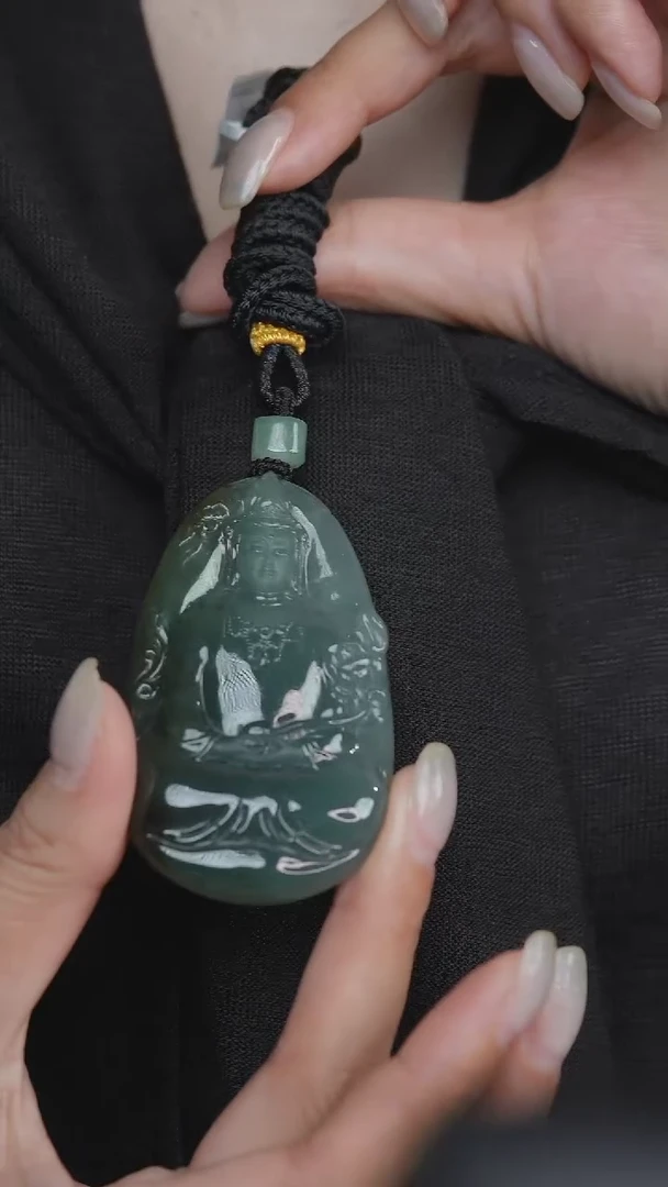 颈饰未镶嵌翡翠缅甸天然翡翠