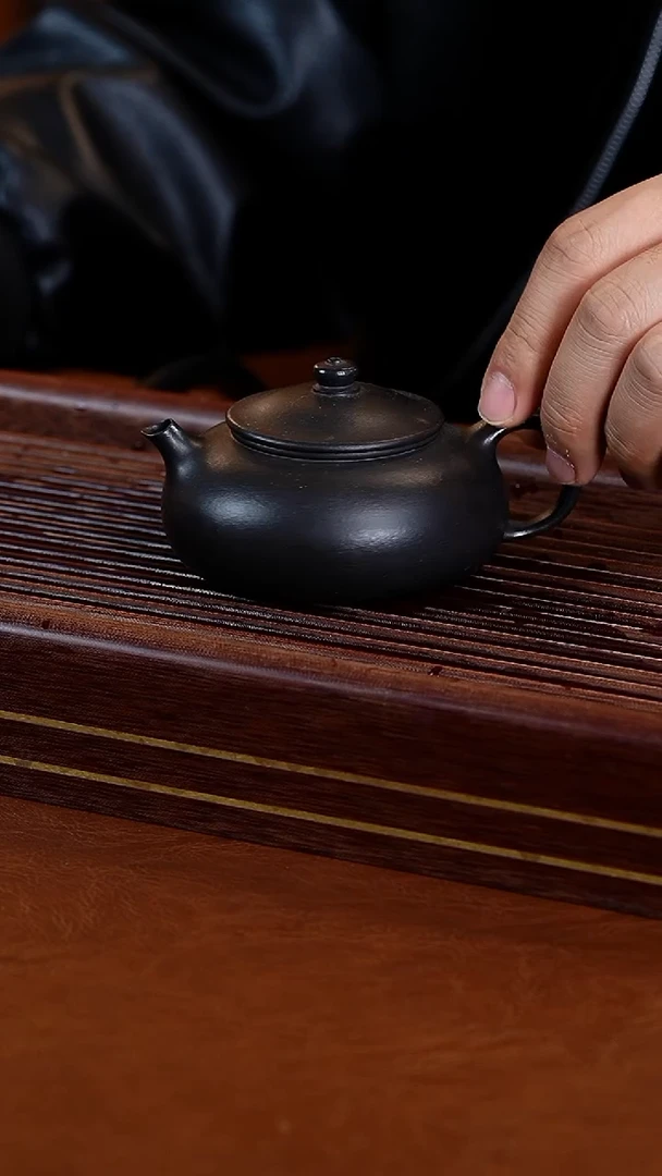 茶壶紫砂李能发沉香泥还原烧寒江壶160cc