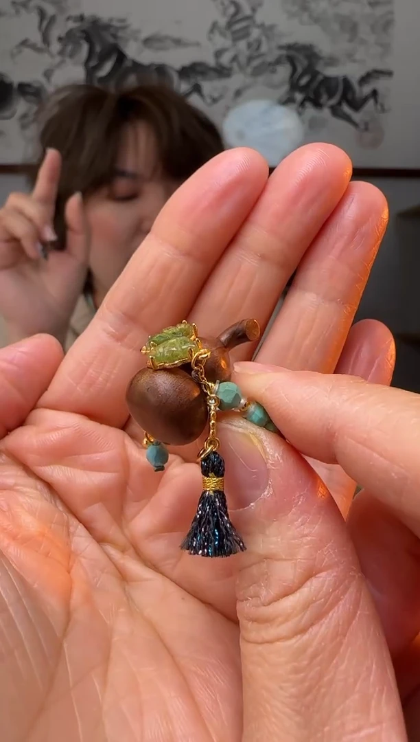 【闪购商品】绿松石戒指银S925镶嵌时尚百搭A1696