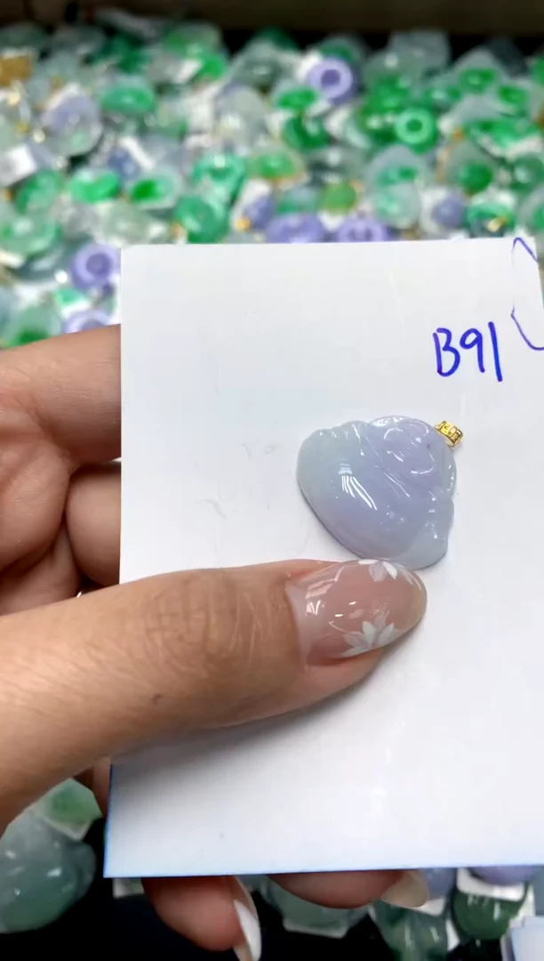【闪购商品】翡翠颈饰18K金镶嵌1111111111111111