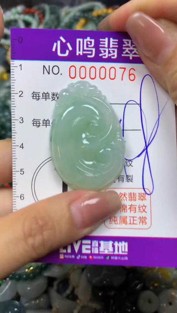 翡翠未镶嵌颈饰闪购00076