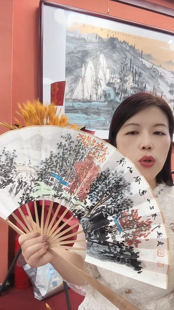 国画卢少波 国画/扇面