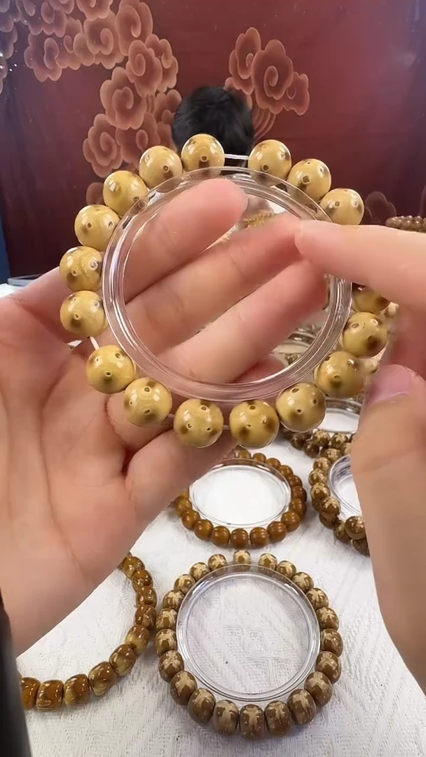 紫金鼠手串12mm 紫金鼠熊猫满天星