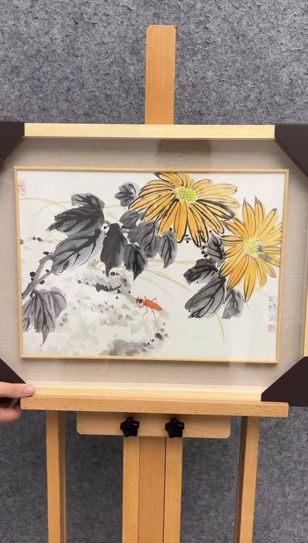 国画邹训精-1平尺-国画作品