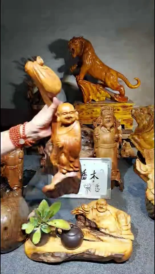木郑*乐乐佛，工艺品摆件，果香