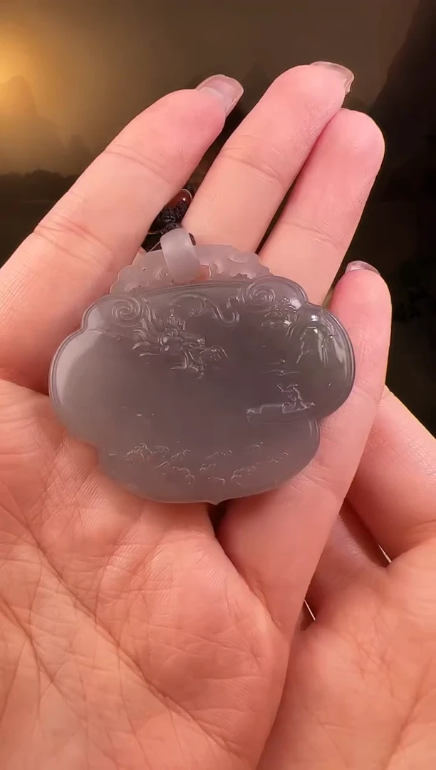 【闪购商品】和田玉颈饰未镶嵌锁960带包容