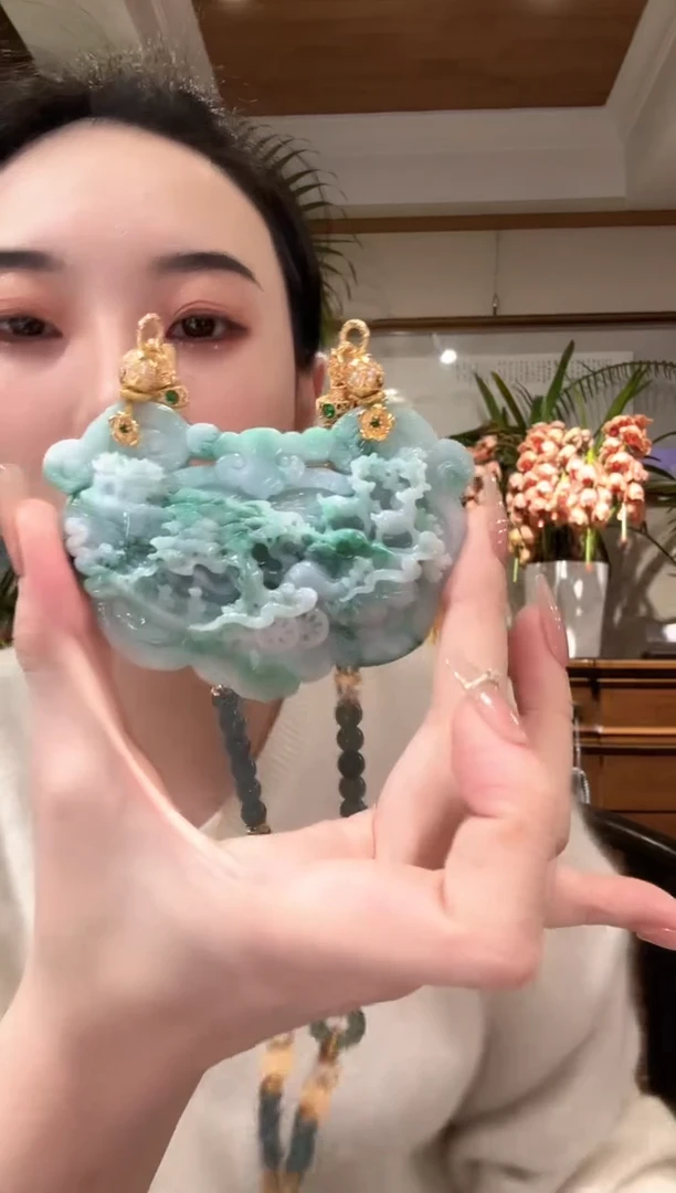 【闪购商品】翡翠颈饰未镶嵌国风