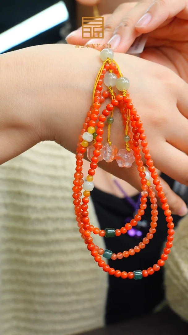 未镶嵌手串南红玛瑙南红手机链 多样发一