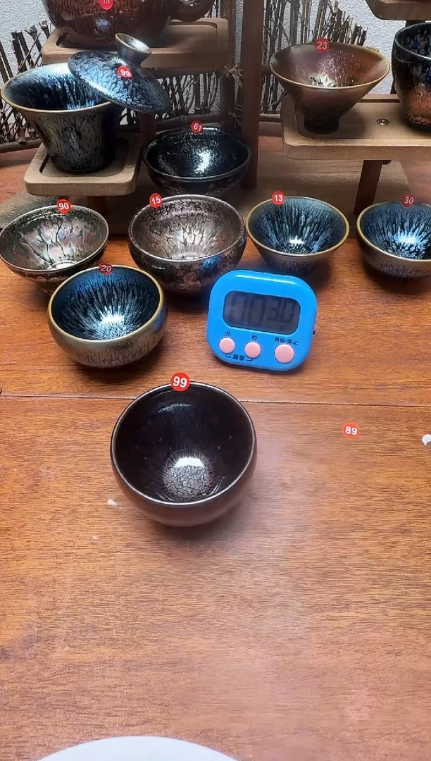 茶盏八*99号建盏工匠茶器