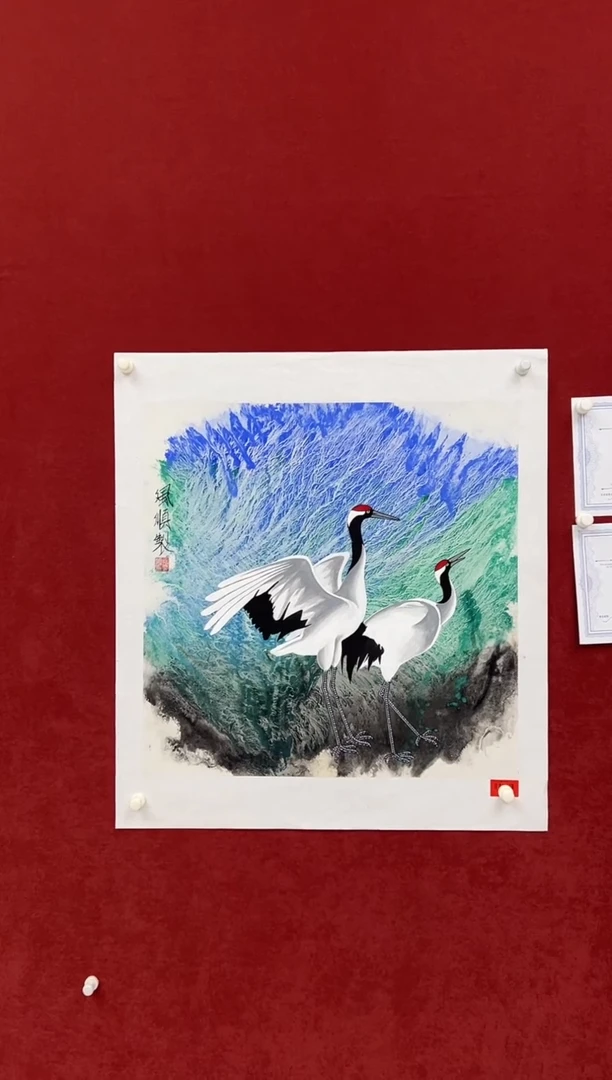 国画杨风顺老师4pc花鸟作品