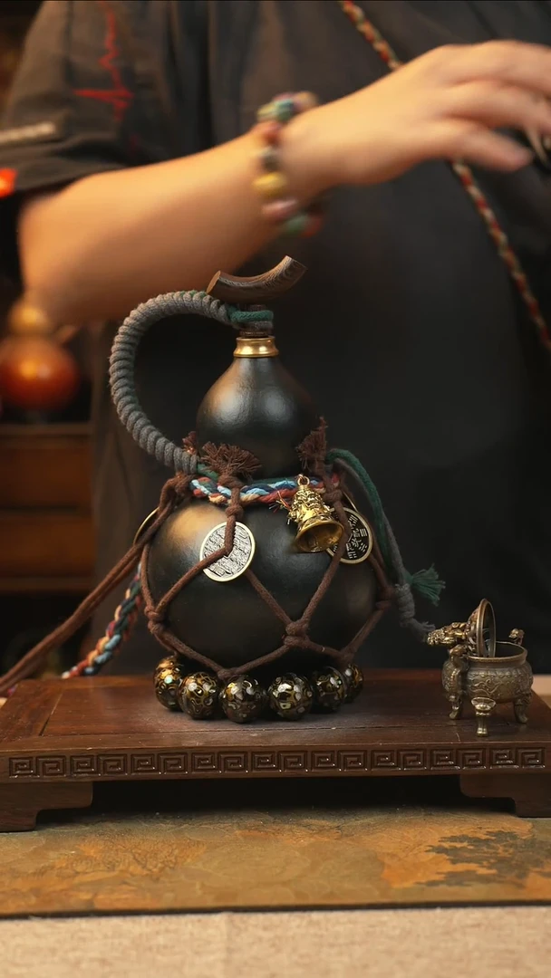 598大漆一物一拍记葫堂出品【不带手串】