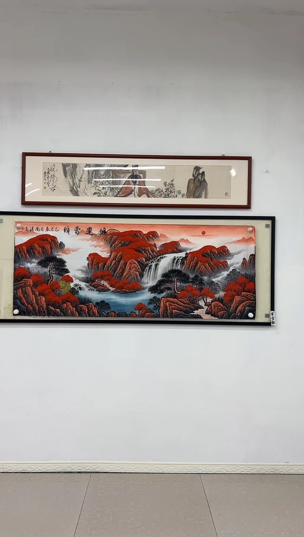 国画《鸿运当头》画芯未装裱180乘70