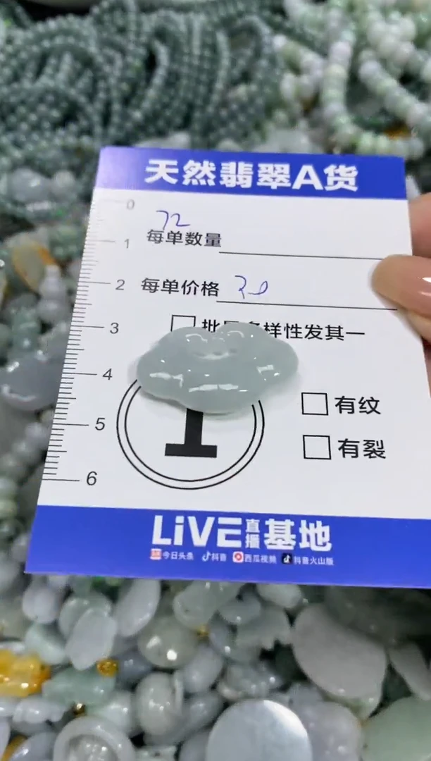 颈饰未镶嵌翡翠天然翡翠A货批量多样性发一件