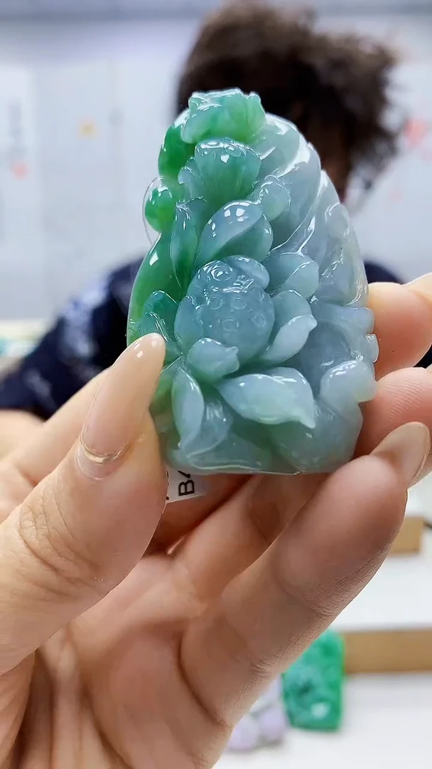 未镶嵌定制翡翠4688ty-毛货挂件19