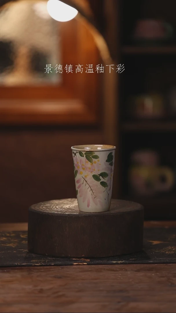陶瓷景德镇高温釉下手绘陶瓷201