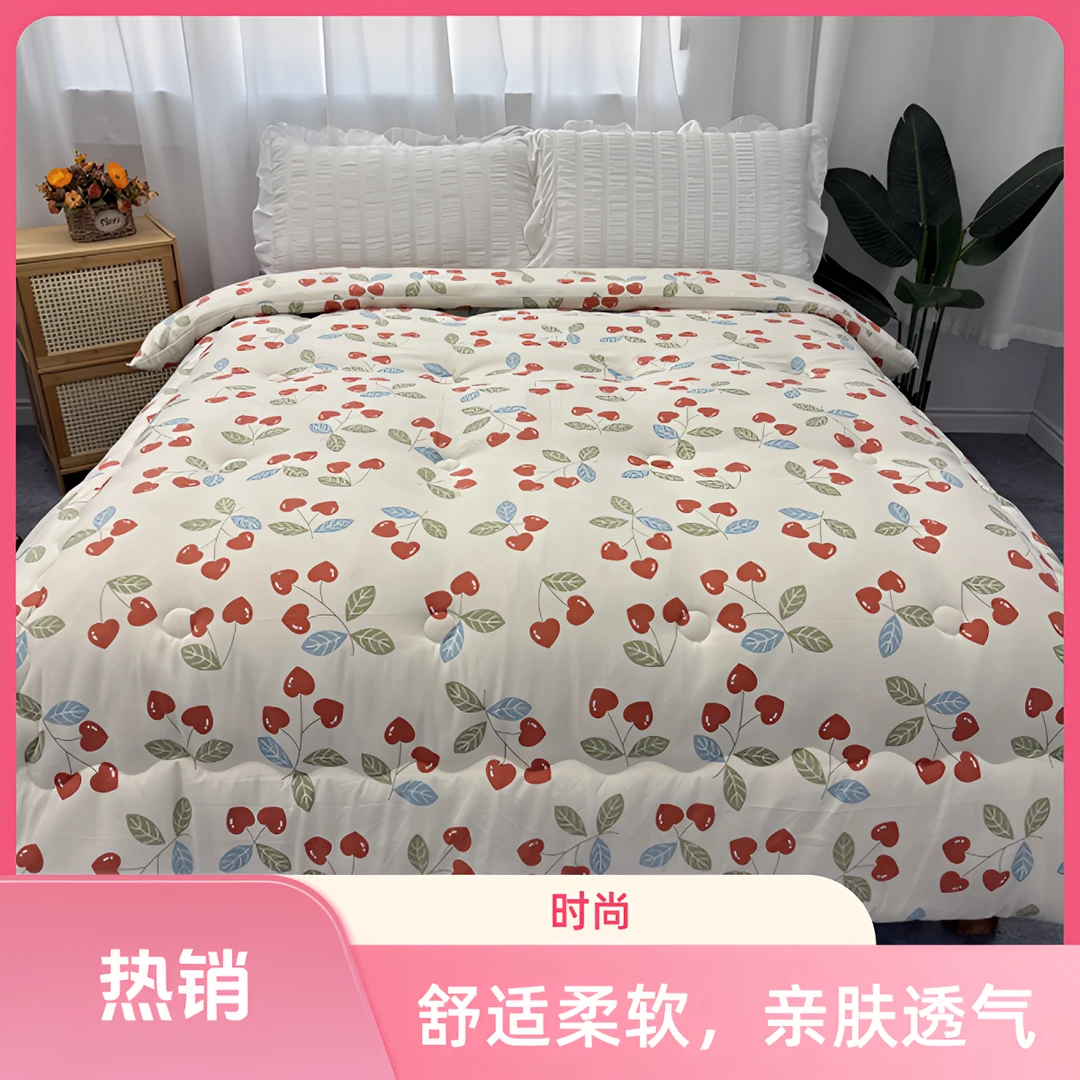 【秋冬被】水洗纱布春秋被冬被小碎花