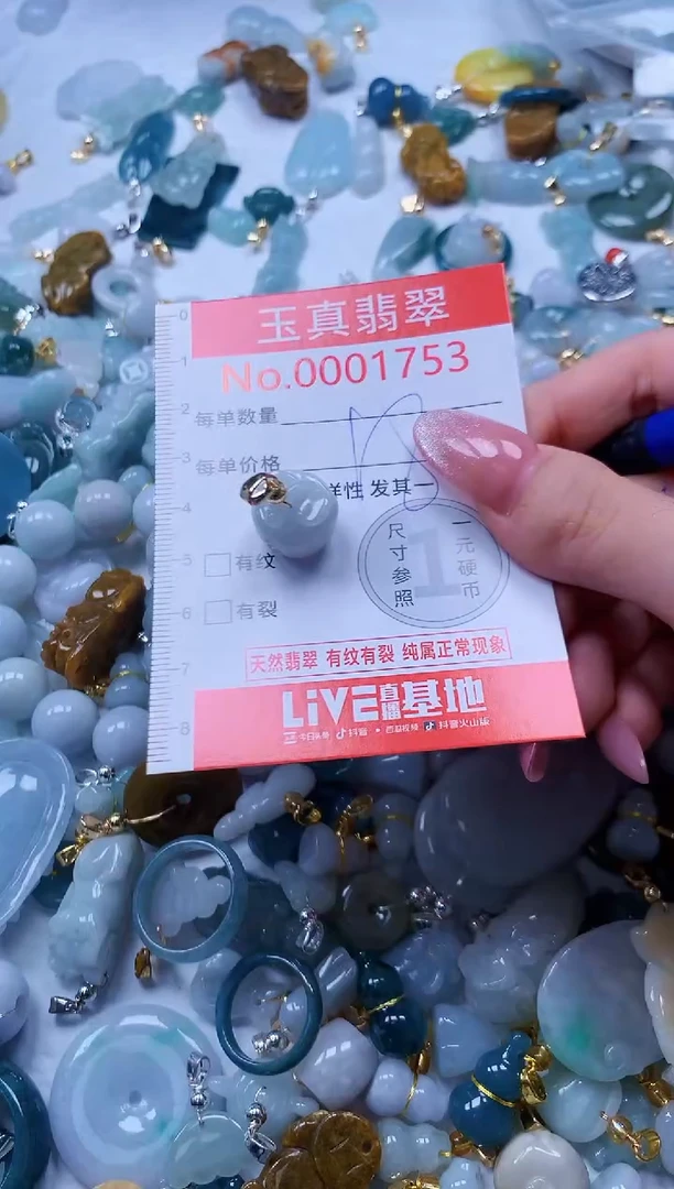 翡翠未镶嵌吊坠(不含链)1753