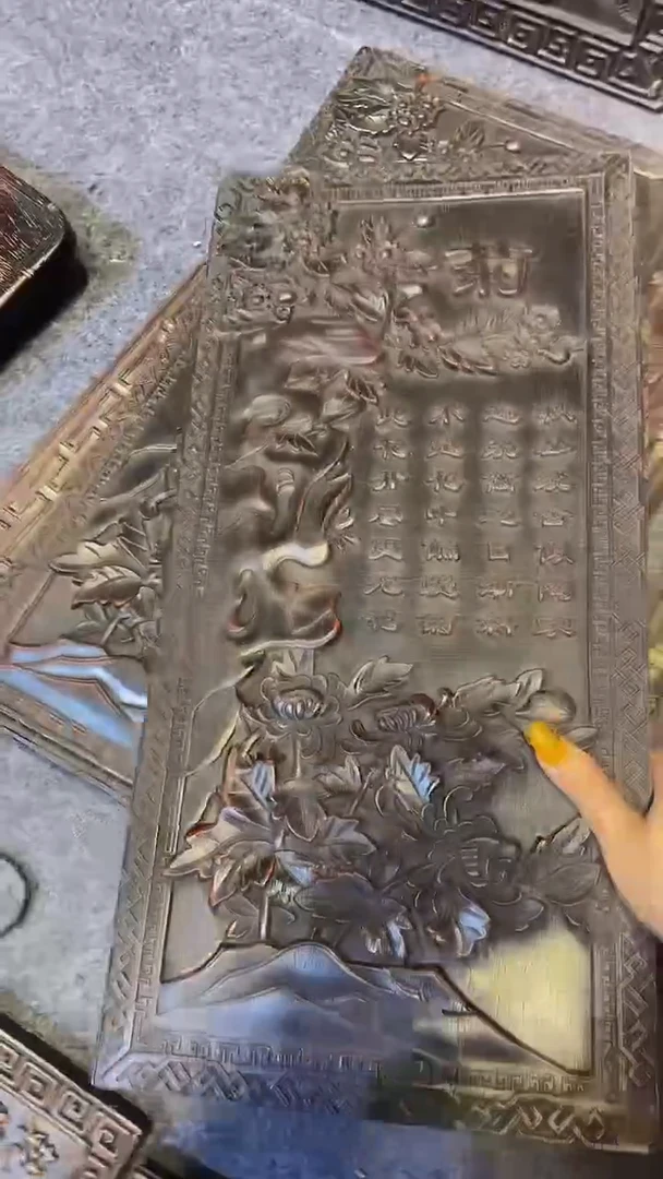 木紫檀雕刻一物一拍