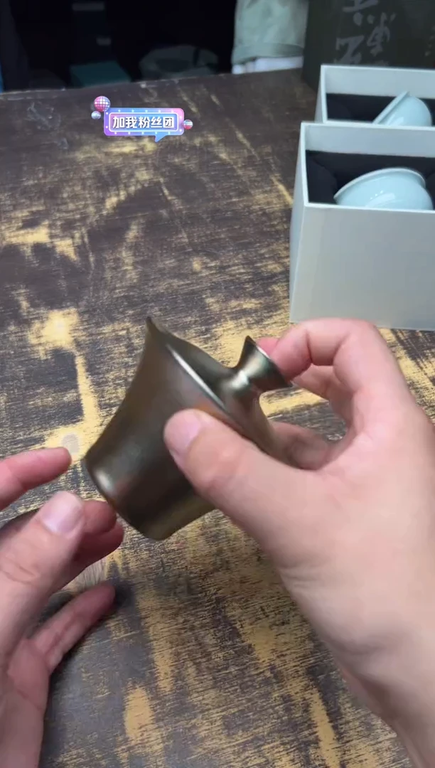 吴俊伟 手作薄胎二才盖碗