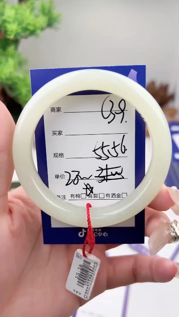 未镶嵌手镯和田玉微色差C39