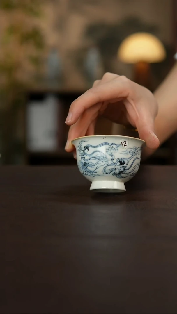 景德镇陶瓷杯碗柴烧多人