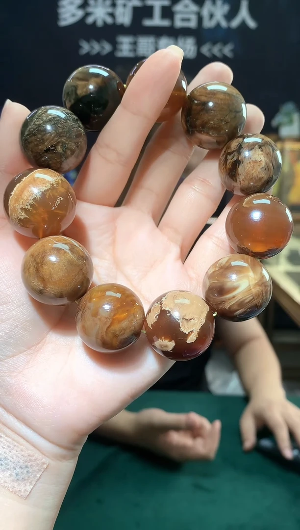 手串琥珀未镶嵌老王严选