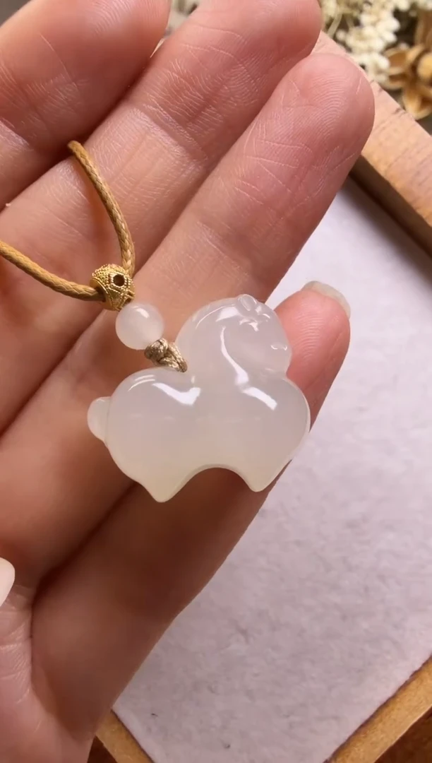 水晶摆件未镶嵌项链