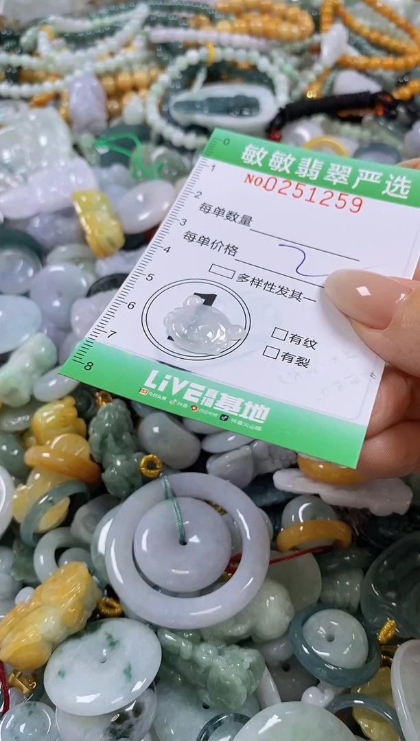 翡翠未镶嵌颈饰闪购0251259