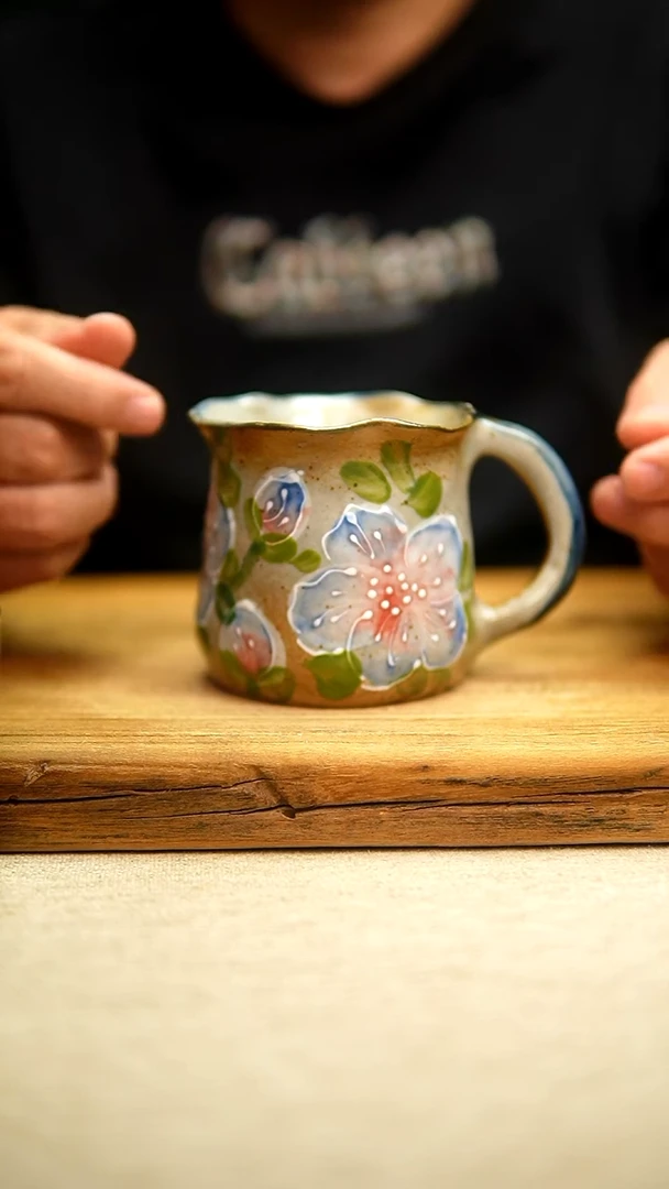 @@陶园瓷舍@@纯手工手绘@高温釉下彩