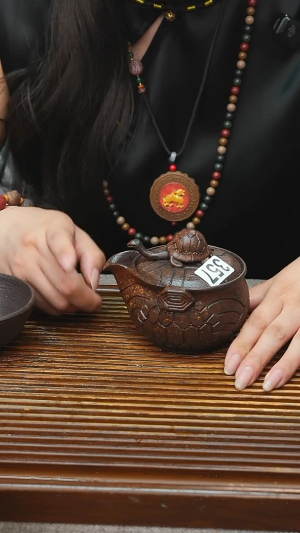 万古烧粗陶手工茶具