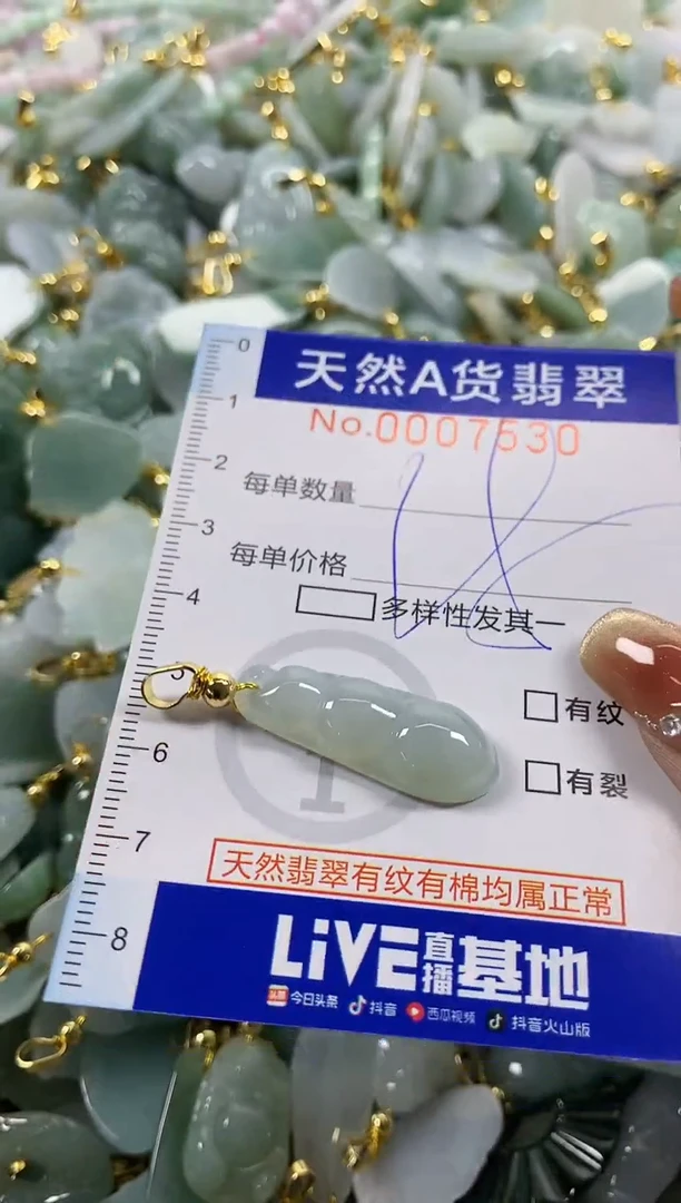 颈饰未镶嵌翡翠天然A货翡翠