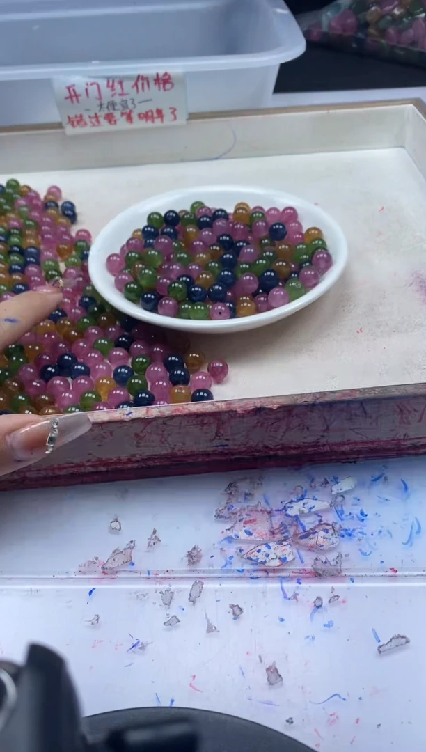 【闪购商品】碧玺颈饰未镶嵌w22碧*玺8mm*30颗