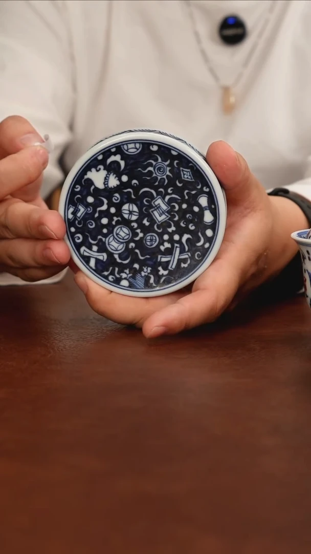 景德镇青花瓷手绘茶具 一枪打