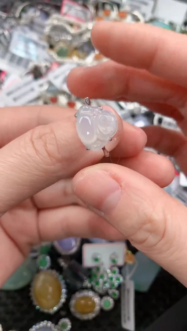 银S925镶嵌戒指翡翠11-11---3