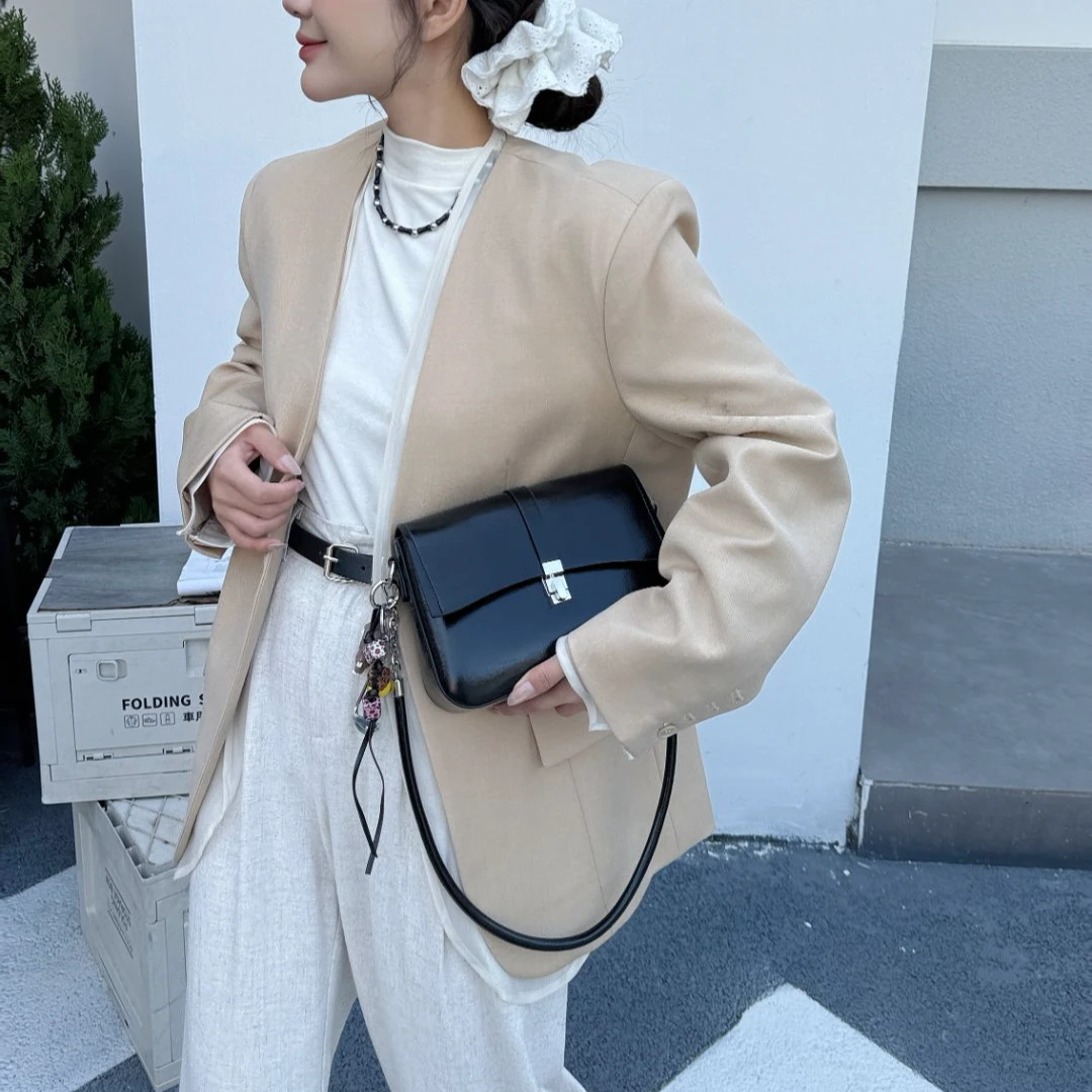 【Show Mi】SKL-5516-黑色-轻奢小众时尚百搭女士包包sm