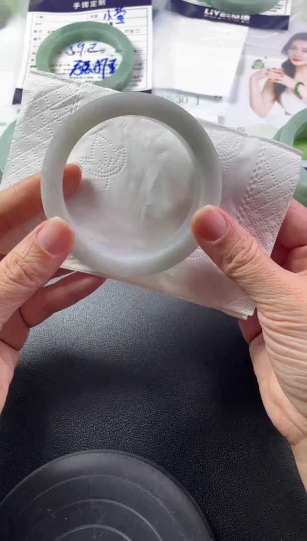 未镶嵌手镯定制翡翠马****u定制手镯ADL/DZS