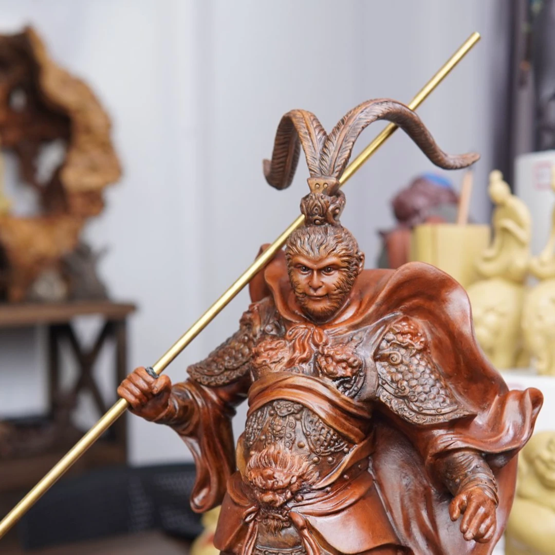 宜兴紫砂手工蒋连君作品齐天大圣孙悟空摆件
