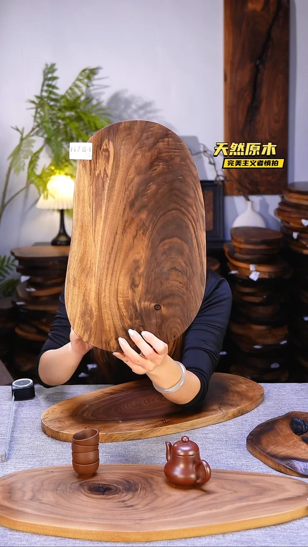 木北美黑胡桃原木.干裂疤结不属于商品质量问题完美主义者慎拍