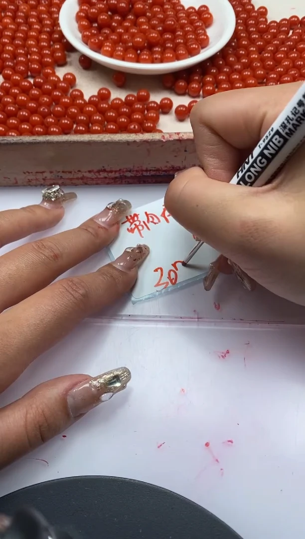 【闪购商品】南红玛瑙颈饰未镶嵌w2185满肉南红8mm*30颗